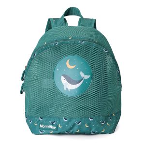Mochila Infantil Antiarena. Whale Teal