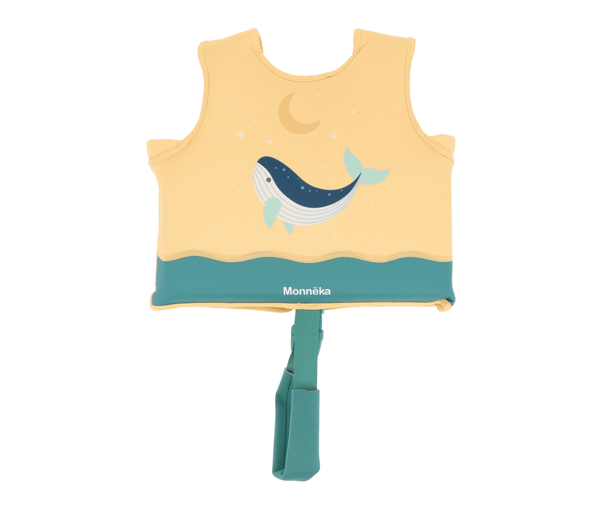 Chaleco Flotador Aprendizaje.Whale Teal 2-3AÑOS - Imagen 3