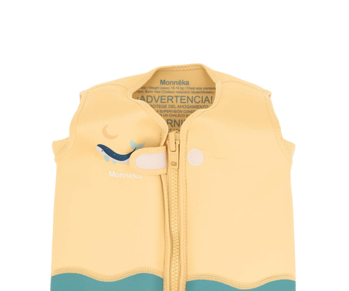 Chaleco Flotador Aprendizaje.Whale Teal 2-3AÑOS - Imagen 4