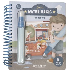 Libro Mágico Agua Jim Vehículos Little Dutch