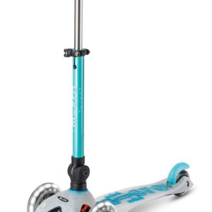 Patinete mini deluxe plegable orion LED - Azul