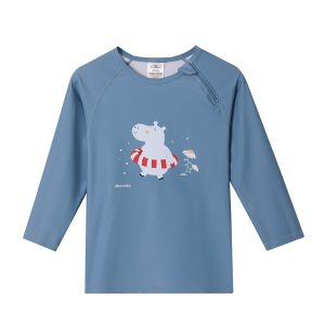 Camiseta protección solar manga larga Hippos