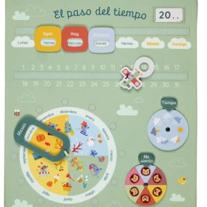 Calendario El paso del tiempo en castellano - Lilliputiens