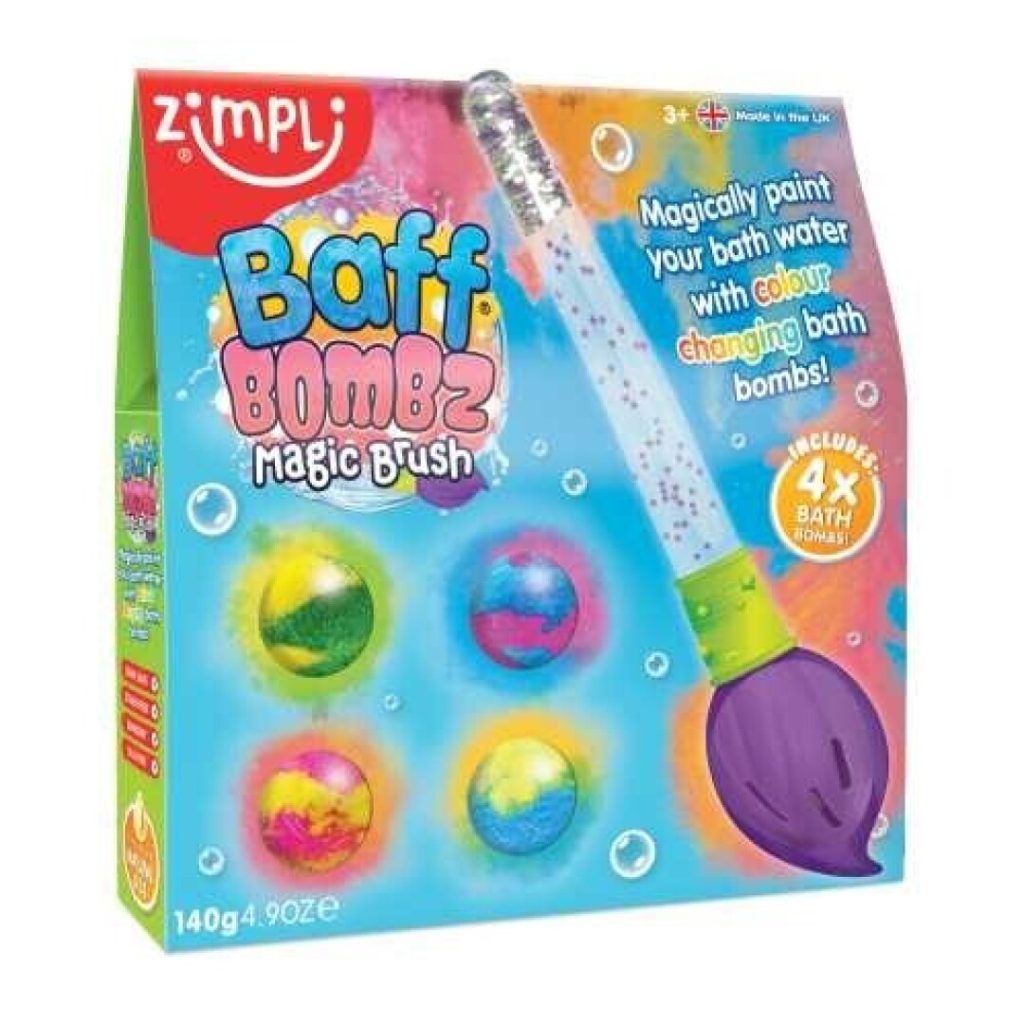 Pincel mágico + 4 bombas de baño