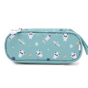 Funda almuerzo térmica Pandas in space
