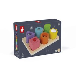 Puzzle con 6 figuras sensoriales