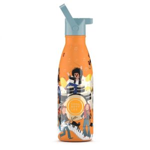 Botella de acero Music Beat 350ml